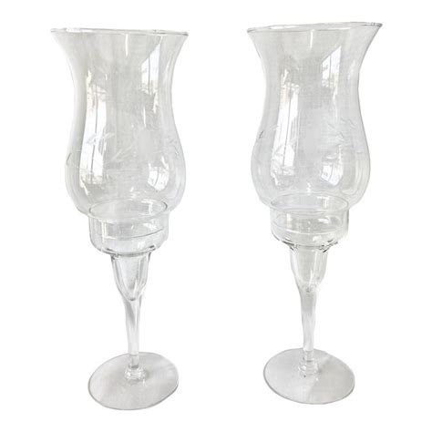 princess house crystal candle holders